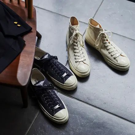 【国内先行予約/10月14日発売予定】ブルックス ブラザーズ × コンバース オールスター エイジド HI &amp; OX