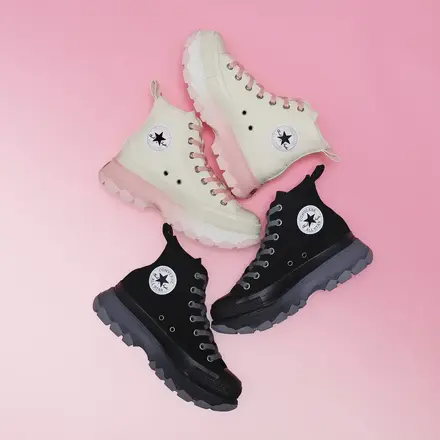 【国内10月23日発売予定】コンバース オールスター トレックウエーブ グラデーションソール HI 2色